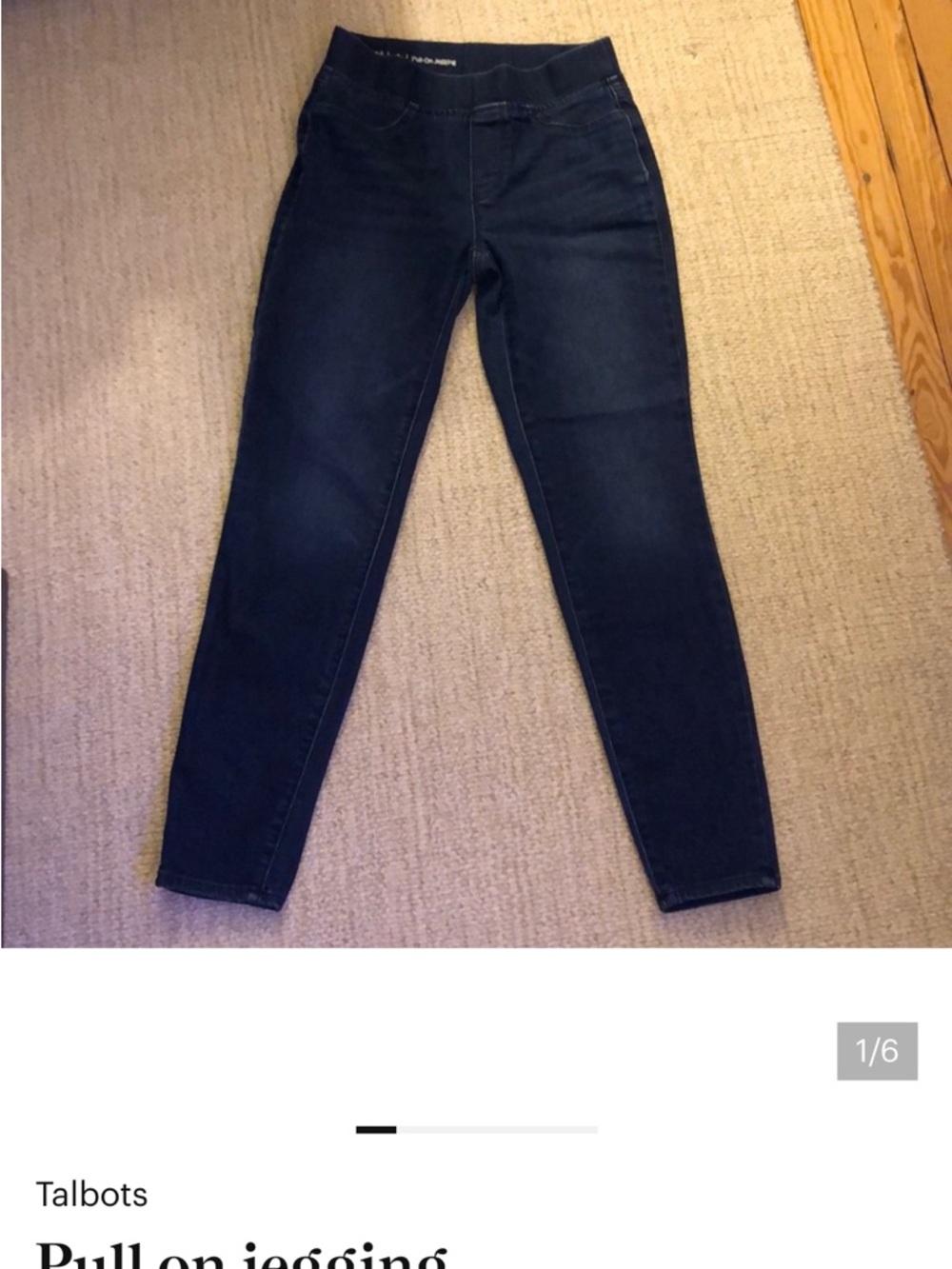 Talbots Navy Pull-On Jeggings for Women